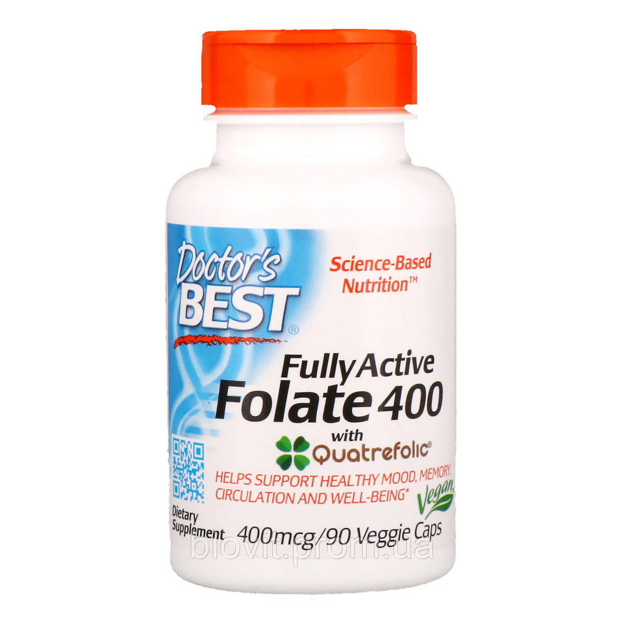 Фолат с кватрофоліком (Folate fully active with Quatrefolic) 400 мкг