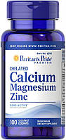 Кальций Магний Цинк Хелат (Chelated Calcium Magnesium Zinс) 100 капсул