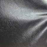 Дитячі лосини шкіряні на хутрі (зростання 98-164) SmileTime Leather leaves, чорні, фото 4