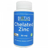 Хелатный цинк (Chelated Zinc) 30 мг 100 капсул
