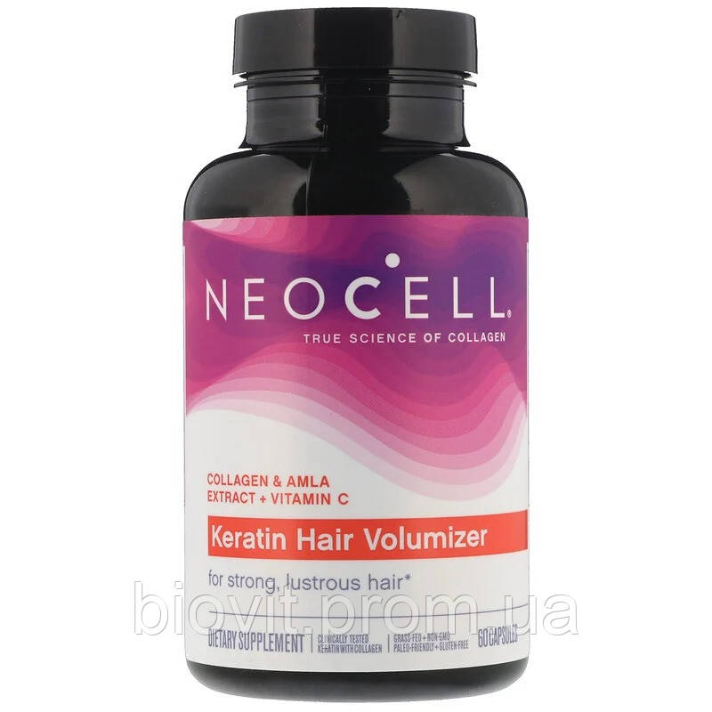 Колаген та кератин об'єм волосся (Keratin hair volumizer)