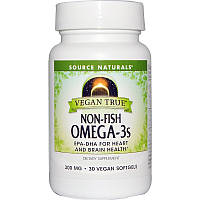 Омега-3 из морских водорослей для веганов (Non-fish Omega-3) 30 капсул