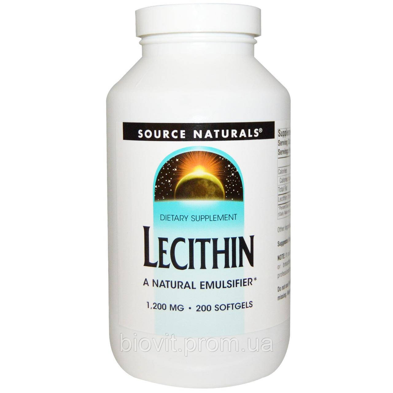 Лецитин соєвий (Lecithin) 1200 мг