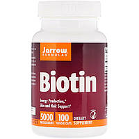 Биотин (Biotin) 5000 мкг 100 капсул