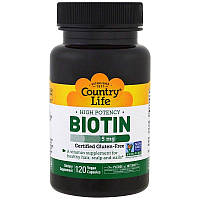 Биотин (Biotin) 5000 мкг 120 капсул