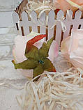 Троянда штучна, головка d-8cm, h-8cm, фото 9