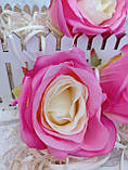 Троянда штучна, головка d-8cm, h-8cm, фото 4