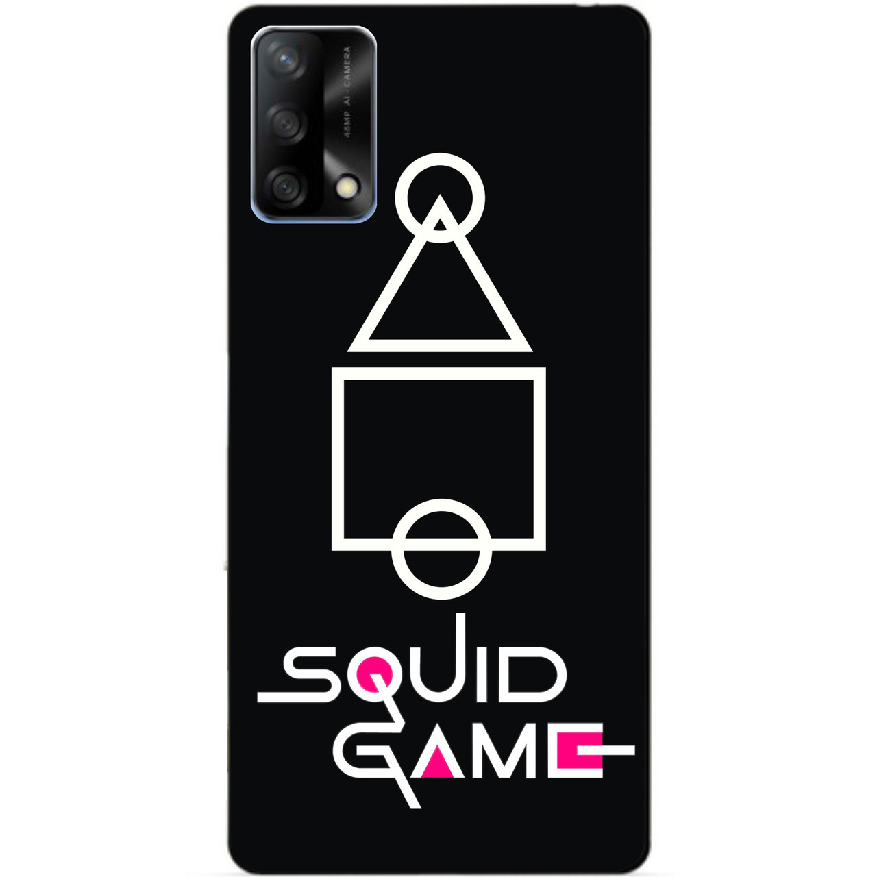 Силіконовий бампер чохол для Oppo A74 Гра в кальмара