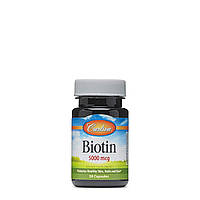 Биотин (Biotin) 5000 мкг 50 капсул