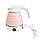 Електрочайник Folding electric kettle YS-2008, Рожевий маленький чайник електричний дорожній на 600 мл, фото 5