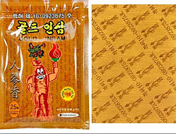 Корейські лікувальні пластирі з червоним женьшенем