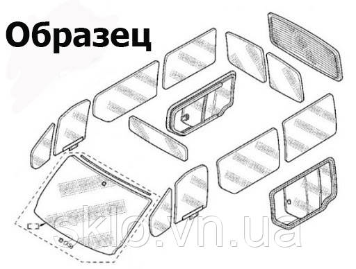 Боковое стекло Opel Vivaro (2014-2019) Переднее салонное Правое Роздвижной блок на (Виваро) - фото 2 - id-p1499074975