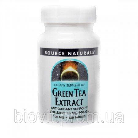 Екстракт зеленого чаю (Green Tea Extract) 500 мг 120 таблеток