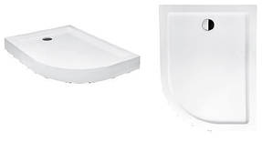 Асиметричні піддони для душу і душових кабін BESCO PMD PIRAMIDA