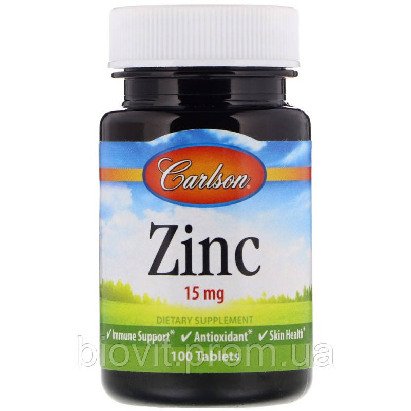 Цинк (Zinc) 15 мг