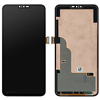 Дисплей (екран) для LG V405 V40 ThinQ/V409/V500 V50 ThinQ 5G + тачскрин, чорний, оригінал (54)