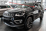 Хром.накладки на зовнішні дзеркала для Jeep Compass II 2017+, фото 3