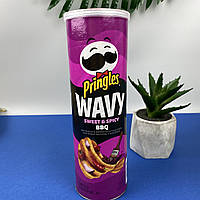 Волнистые чипсы Pringles Wavy BBQ 137 г