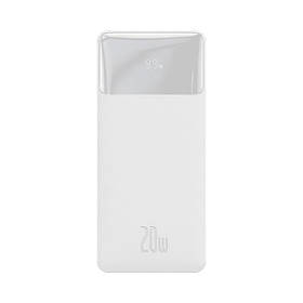 Портативна батарея Powerbank Baseus Bipow Digital Display 10000 mAh 20W PPDML-L02 White
