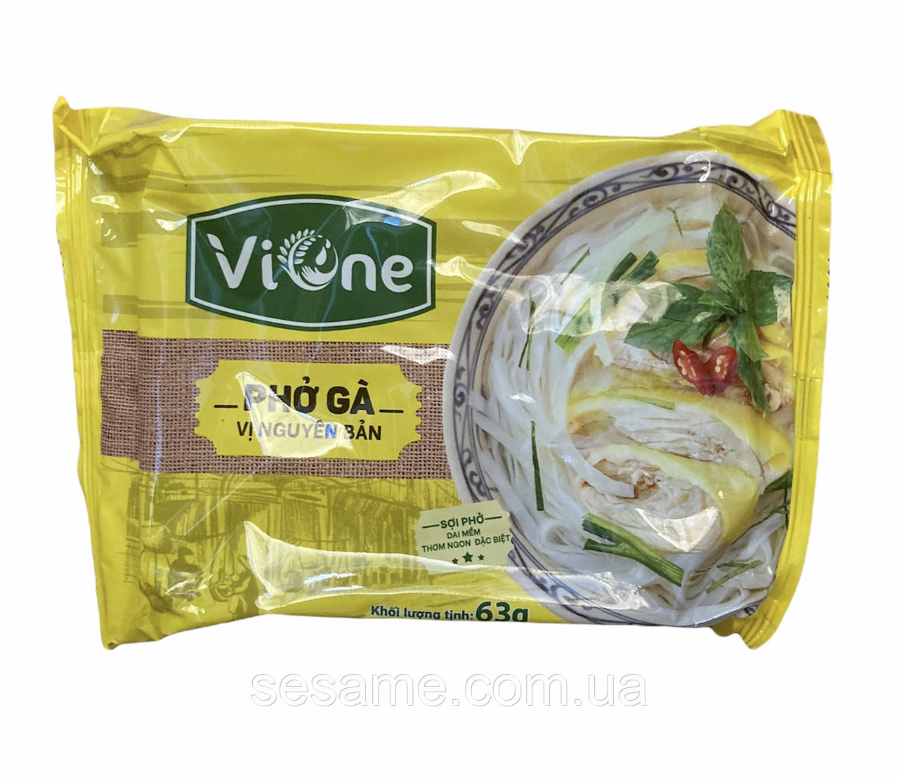 Рисова локшина швидкого приготування (курка) Vione PHO GA 65гр (В'єтнам)