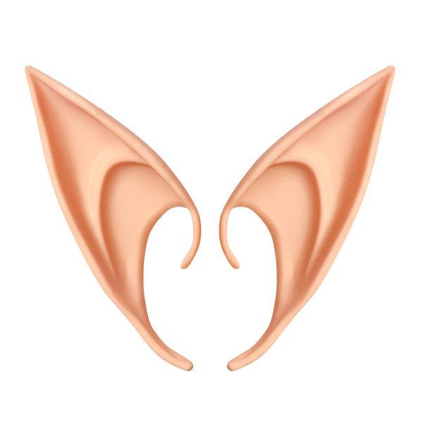 Вуха ельфа феї накладні косплей довгі рожеві ельфійські вушка для маскарадного костюма