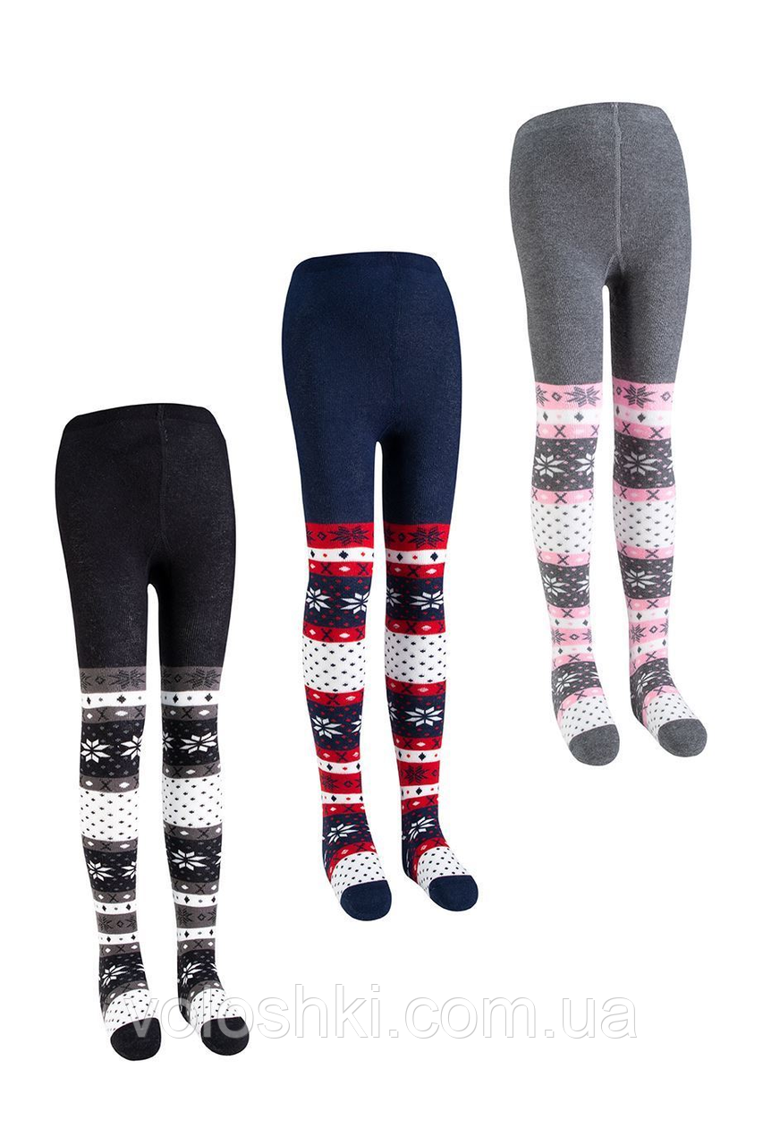 Колготи для хлопчика зимові махрові, з малюнком, Bross, фото 1