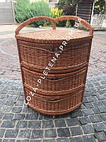 Комод плетений із шухлядами «Вугловий -3»