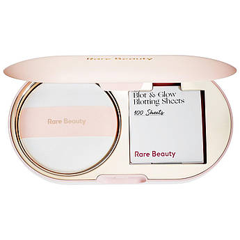 Пудра + матуючі серветки Rare Beauty by Selena Gomez Blot & Glow Touch-Up Kit 5 г + 100 шт