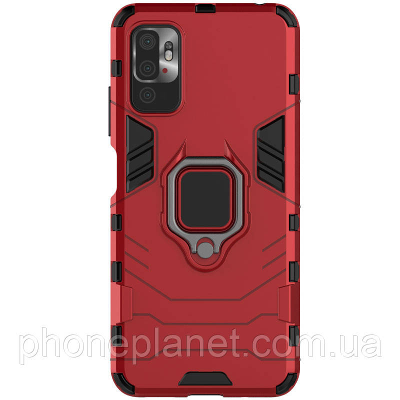 Ударостійкий чохол Transformer Ring for Magnet для Xiaomi Redmi Note 10 5G/Poco M3 Pro