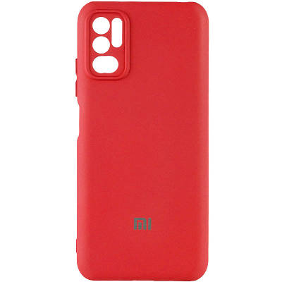 Чехол Silicone Cover My Color Full Camera (A) для Xiaomi Redmi Note 10 5G / Poco M3 Pro Full camera, Червоний / Red