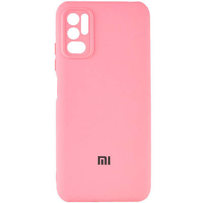 Чехол Silicone Cover My Color Full Camera (A) для Xiaomi Redmi Note 10 5G / Poco M3 Pro Full camera, Рожевий / Pink