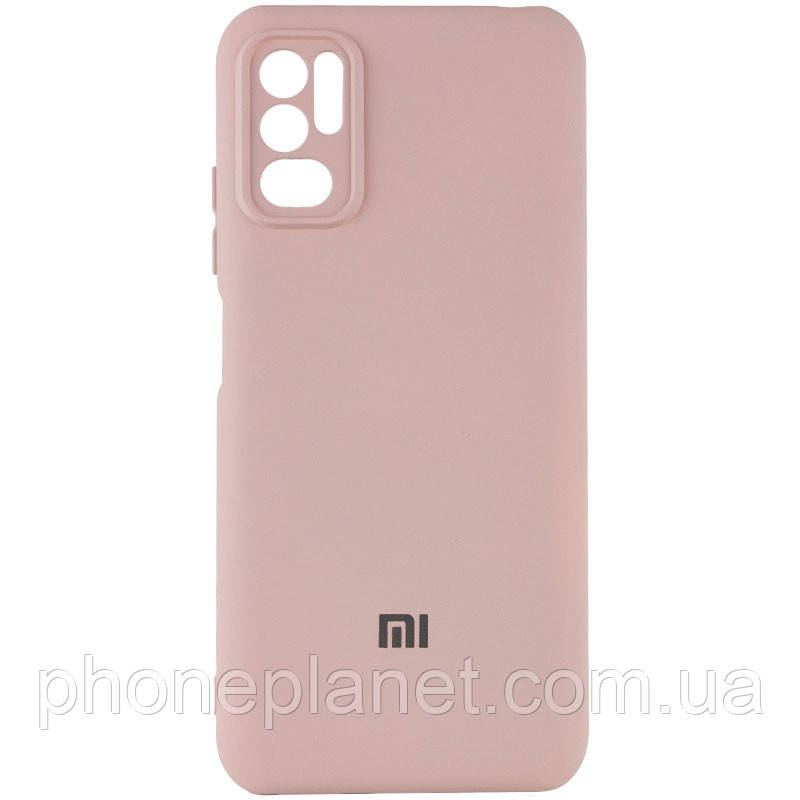 Чехол Silicone Cover My Color Full Camera (A) для Xiaomi Redmi Note 10 5G / Poco M3 Pro Full camera, Рожевий / Pink Sand