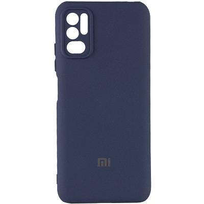 Чехол Silicone Cover My Color Full Camera (A) для Xiaomi Redmi Note 10 5G / Poco M3 Pro Full camera, Синій / Midnight Blue