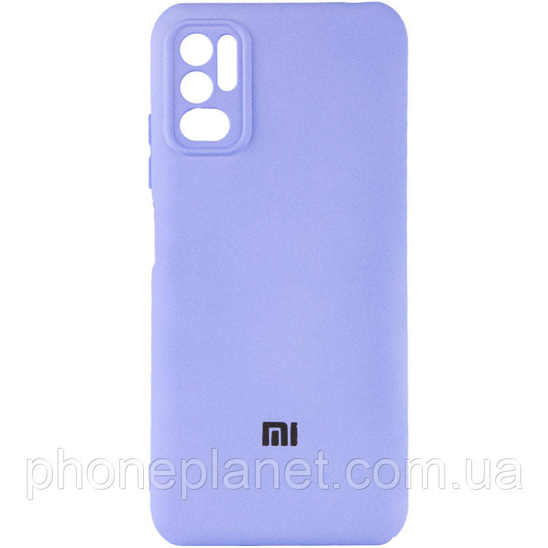 Чехол Silicone Cover My Color Full Camera (A) для Xiaomi Redmi Note 10 5G / Poco M3 Pro Full camera, Бузковий / Dasheen