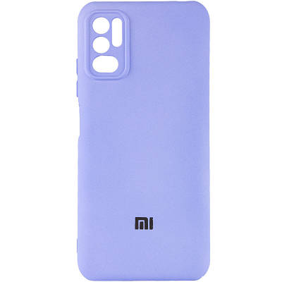 Чехол Silicone Cover My Color Full Camera (A) для Xiaomi Redmi Note 10 5G / Poco M3 Pro Full camera, Бузковий / Dasheen