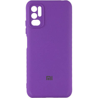 Чехол Silicone Cover My Color Full Camera (A) для Xiaomi Redmi Note 10 5G / Poco M3 Pro Full camera, Фіолетовий / Purple