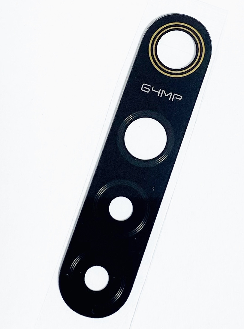 Скло камери для Realme 5 Pro/Realme 6/Realme 6i/Realme X50/Realme X50 Pro, колір чорний