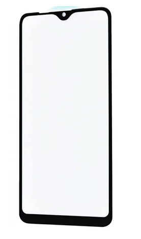 Скло дисплея для Samsung A107F Galaxy A10s 2019, чорне, з OCA-плівкою, оригінал (Китай) з олеофобним, фото 1