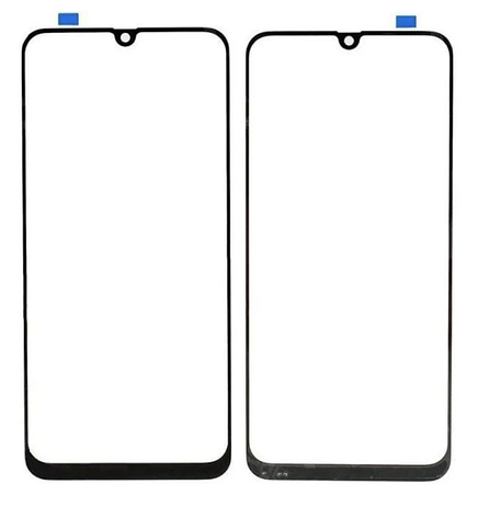 Скло дисплея для Samsung A307F Galaxy A30s 2019, чорне, з OCA-плівкою, фото 1