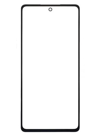 Скло дисплея для Samsung A525F Galaxy A52 2021, чорне, з OCA-плівкою, оригінал (Китай) з олеофобним, фото 1