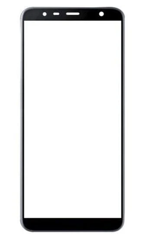 Скло дисплея для Samsung J415F Galaxy J4+ 2018/J610F Galaxy J6+, чорне, фото 1