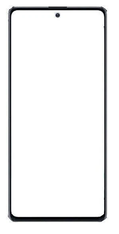 Скло дисплея для Samsung N770F Galaxy Note 10 Lite, чорне, з OCA-плівкою, оригінал (Китай), з олеофобним, фото 1