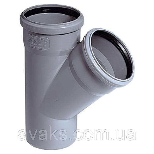 Тройник ПП канализация 110*110*45 (ID#1499137479), цена: 25 ₴, купить ...