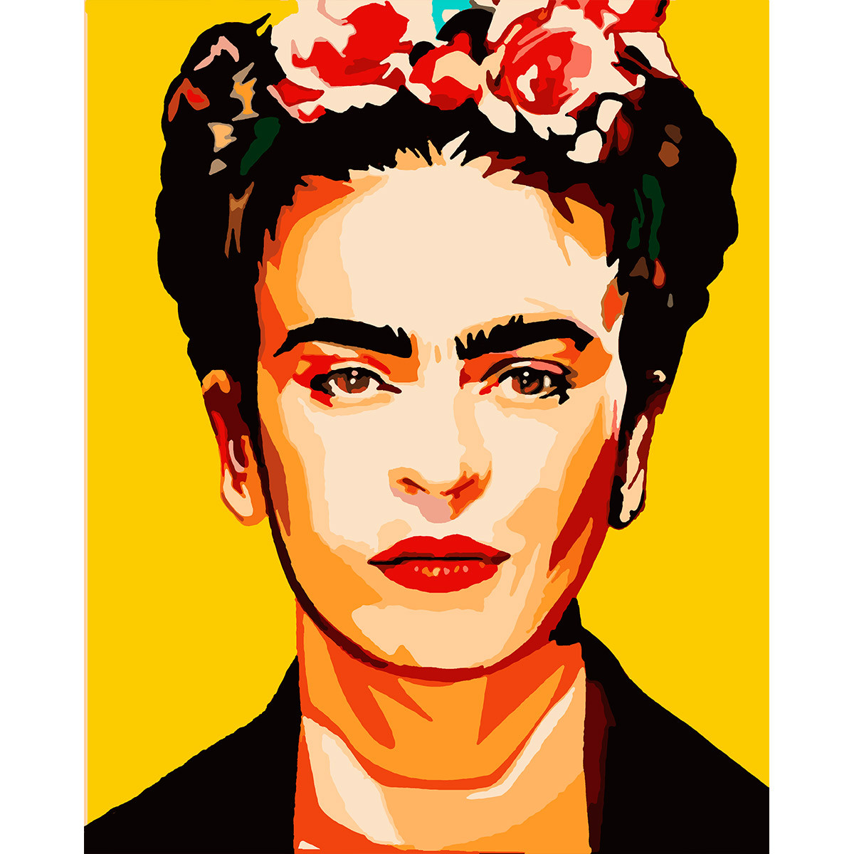 Набір в коробці, картина за номерами "Фріда", 40*50 см., SANTI