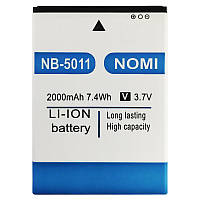 Батарея Nomi i5011, NB5011 (2000 mAh) аккумулятор на Номи и5011