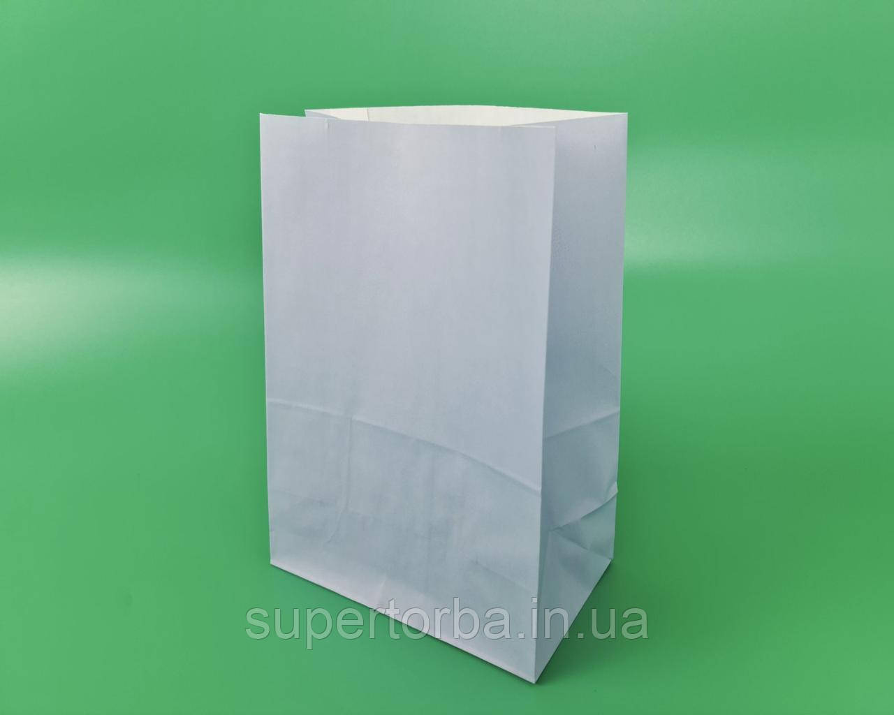 Пакет із дном паперовий 28*19*11,5 ГОЛУБИЙ (25 шт.), фото 1