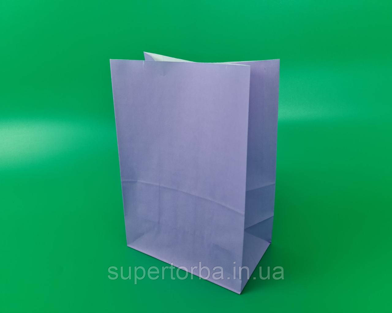 Пакет із дном паперовий 28*19*11,5 ЛАВАНДА (25 шт.), фото 1