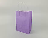 Пакет із ручками паперовий 28*19*11,5 ЛАВАНДА (25 шт.), фото 2