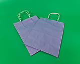 Пакет із ручками паперовий 28*19*11,5 ЛАВАНДА (25 шт.), фото 3