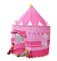 Качественная игровая палатка для девочек Замок Принцессы Beautiful Cubby house Розовая